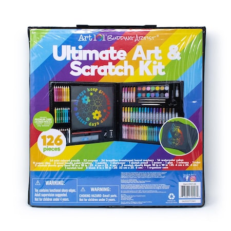 Art 101 Ultimate Scratch Kit, 126-Piece Set 30126MB